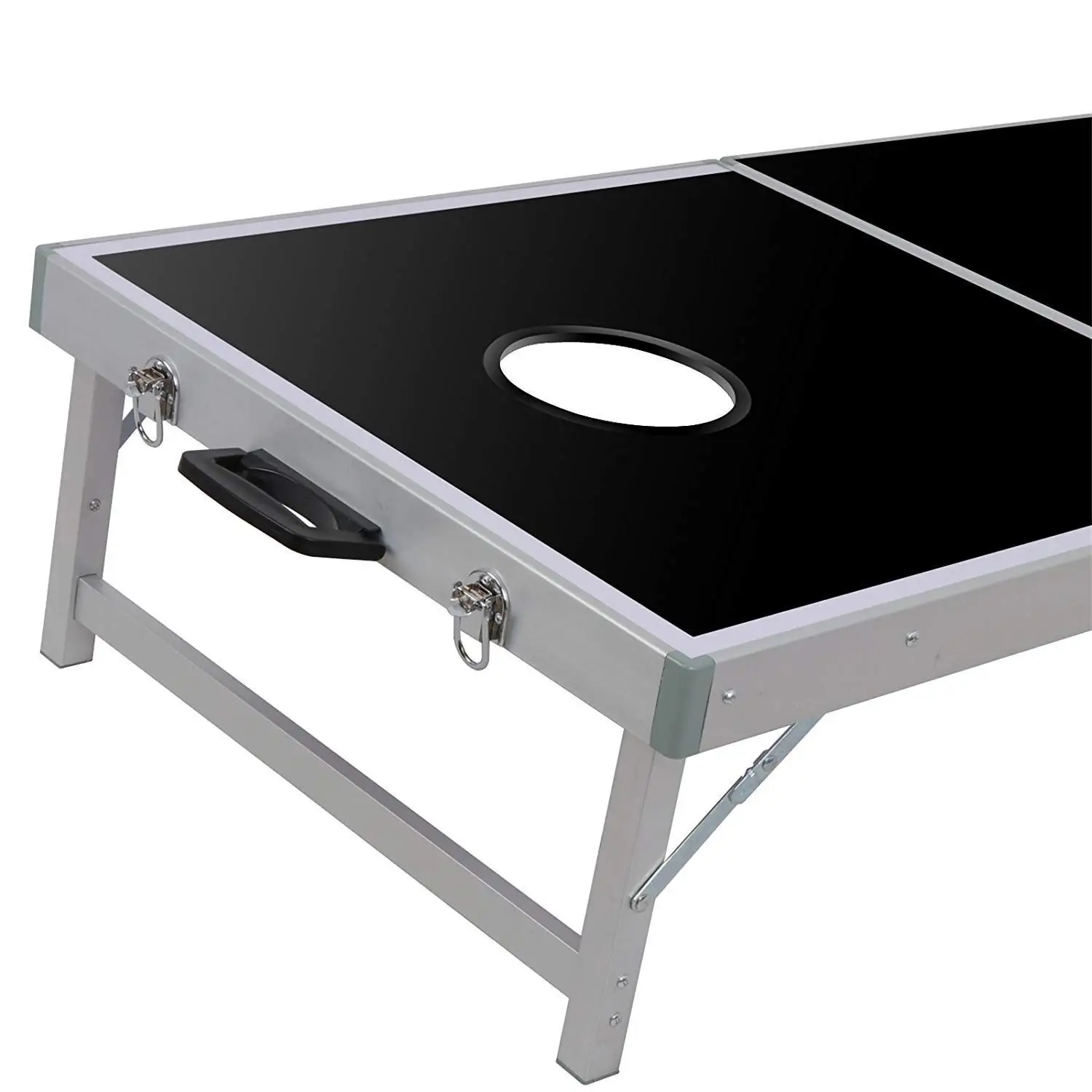 Aluminum Portable Cornhole Board Game Set Bean Bag Toss Beanbag Boards Corn Hole