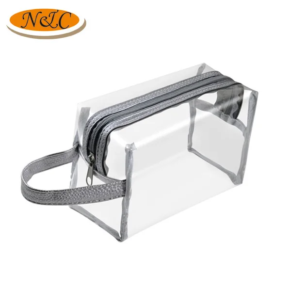 Amazon popular travel clear makeup organizer bag,transparent cosmetic bag
