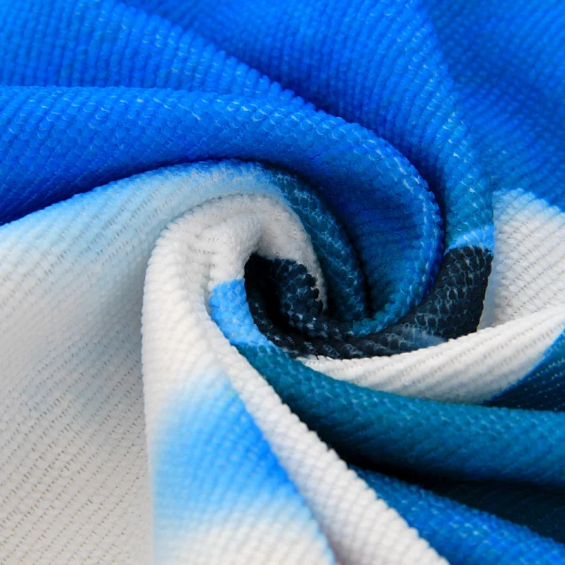 Custom microfiber sublimation printed thermal transfer towel