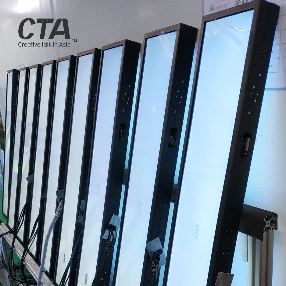 Ultra-wide 2k 4k lcd monitor display for bus advertising