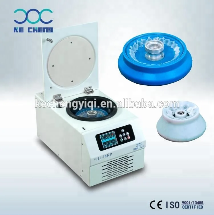 H1-16KR Changsha Centrifuge manufacturer 16000rpm Bench High Speed 1.5ml 2.2ml refrigerated Centrifuge  for Laboratory