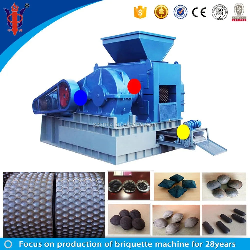 Машина для изготовления квадратных брикетов угля, 1-50 т/ч