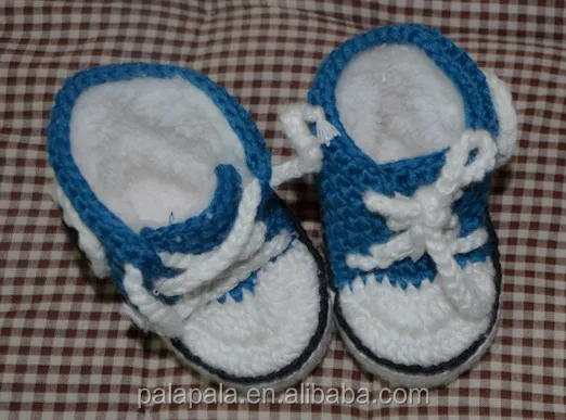 Handmade Crochet knitted baby Slippers Sneakers Booties