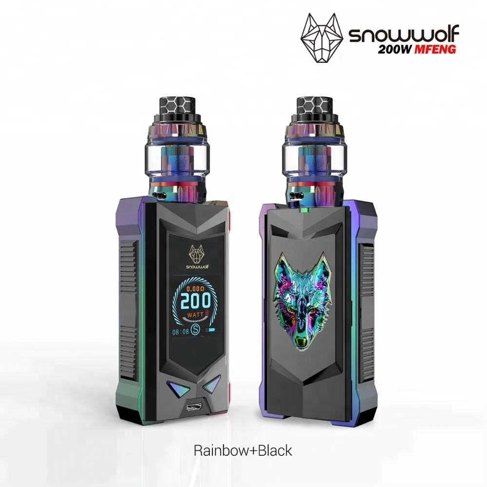  Фабричная розетка в наличии! SIGELEI SNOWWOLF mfeng набор 200 Вт электронная сигарета вейп мод бокс моды