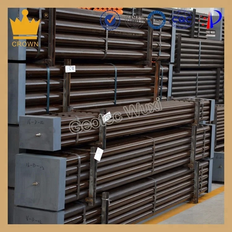 CROWN drill rod for granite NTW BTW HTW wireline 60mm drill rods drill pipes