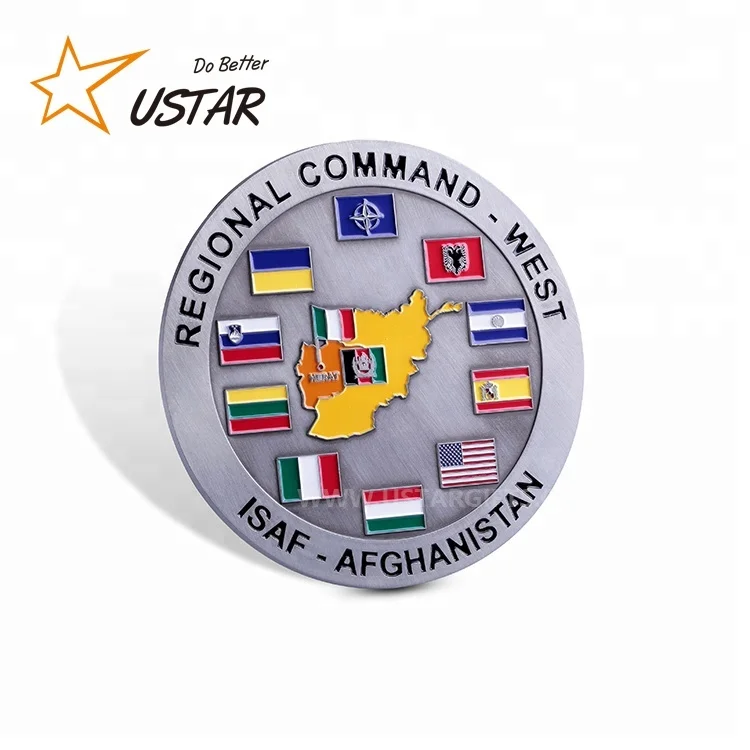 China Manufacturer Maker Custom Blank Coins Antique Metal Challenge Coins