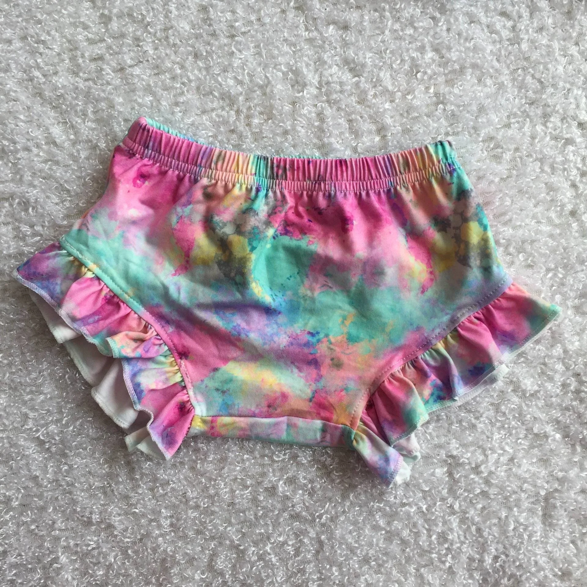 
hot sale baby bloomers summer bummies taco shorts tie dye cow bloomer 