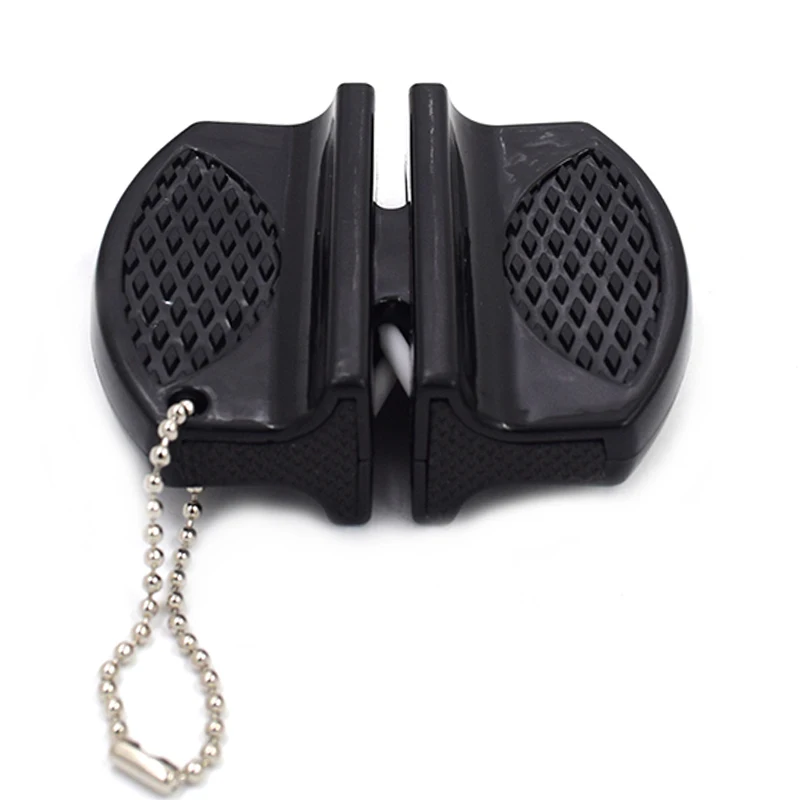 Promotional colorful knife sharpener 2 stage mini knife sharpener