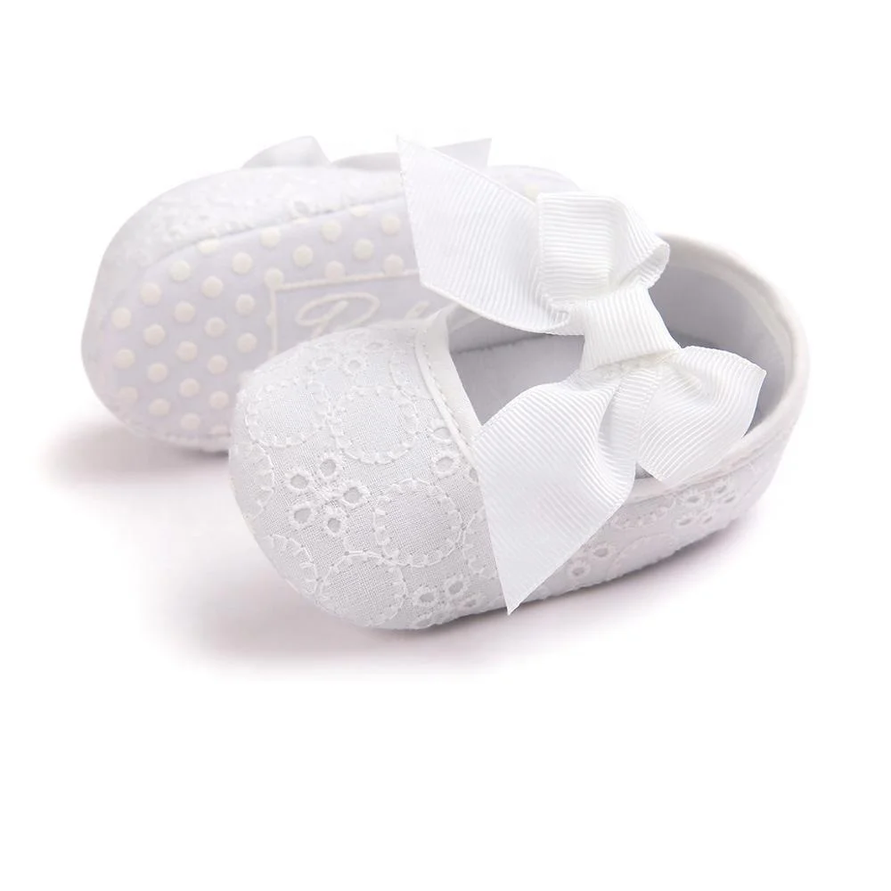 
Cotton Baby Booties With Gripper Soles Soft Sole Stay-on Baby Shoes 