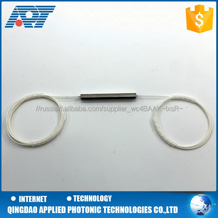 OEM мини-ПЛК splitter стальной трубы 1x2 волоконно-оптические plc сплиттер без разъема