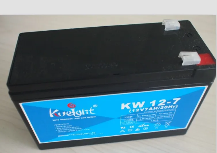 Rechargeable battery 12V 7.2AH smf maintenance free vrla lead acid battery 12v 7ah for ups backup power replacement battery