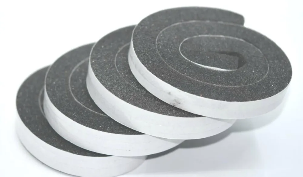 all size provide grey color PU foam tape Acoustic seal