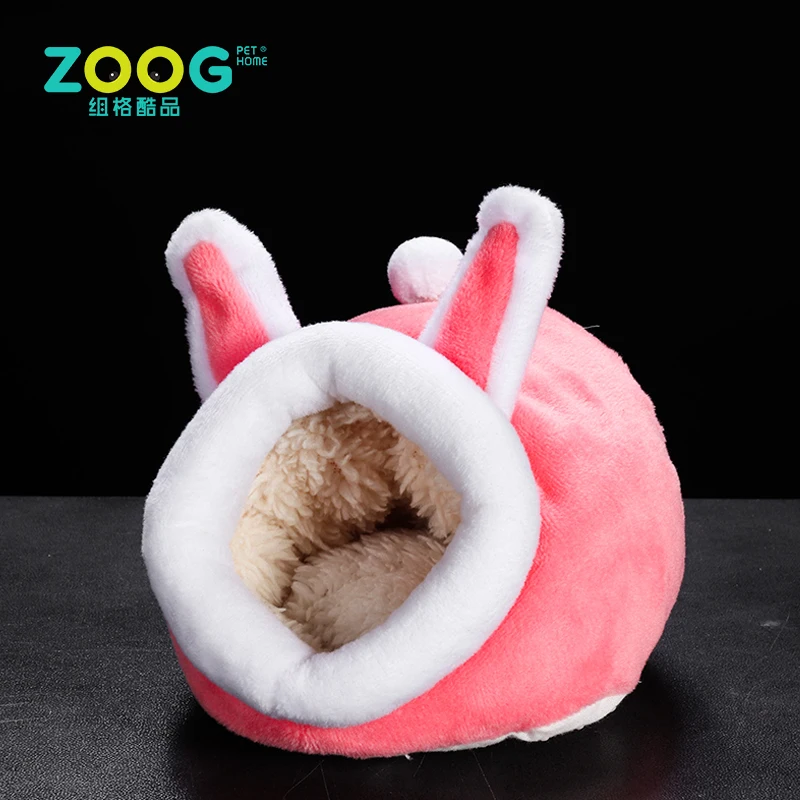 Warm Cute Soft Cotton  Small Pet Rabbit Rat Hamster Guinea pig  Bed House Sleeping Nest