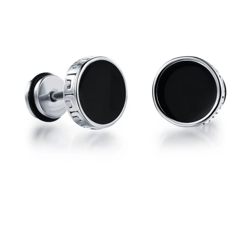 Bulk stud earring  cheap earring men black korean earring for men