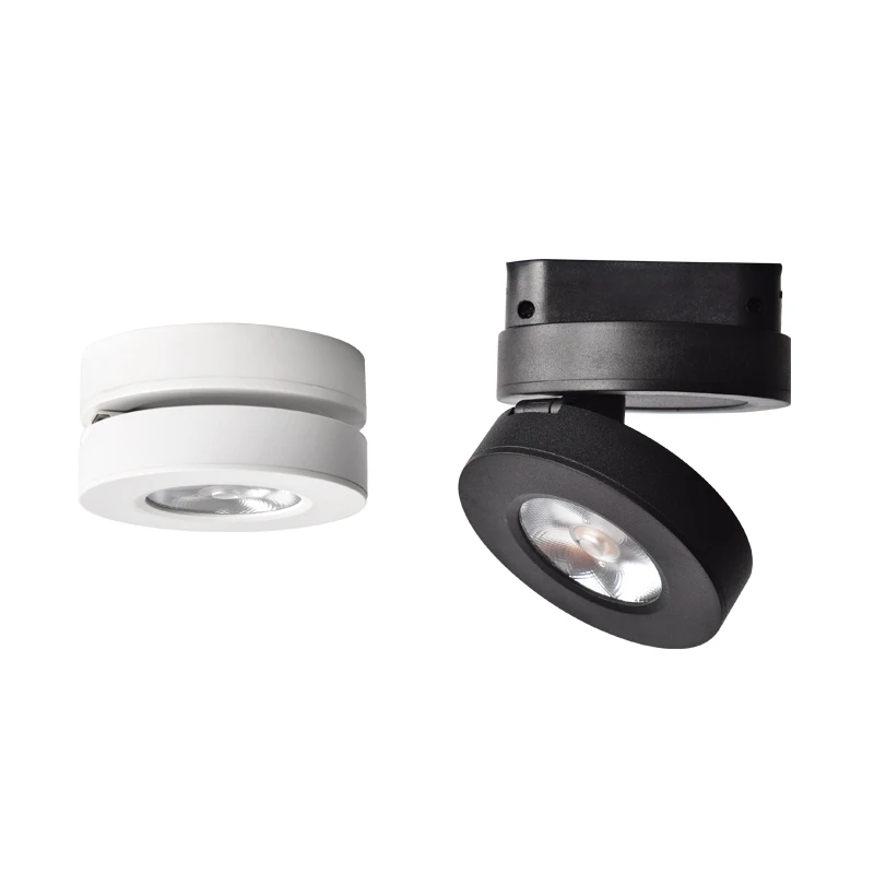 2023 Modern Adjustable Spot Round LED Track Lighting for Shop