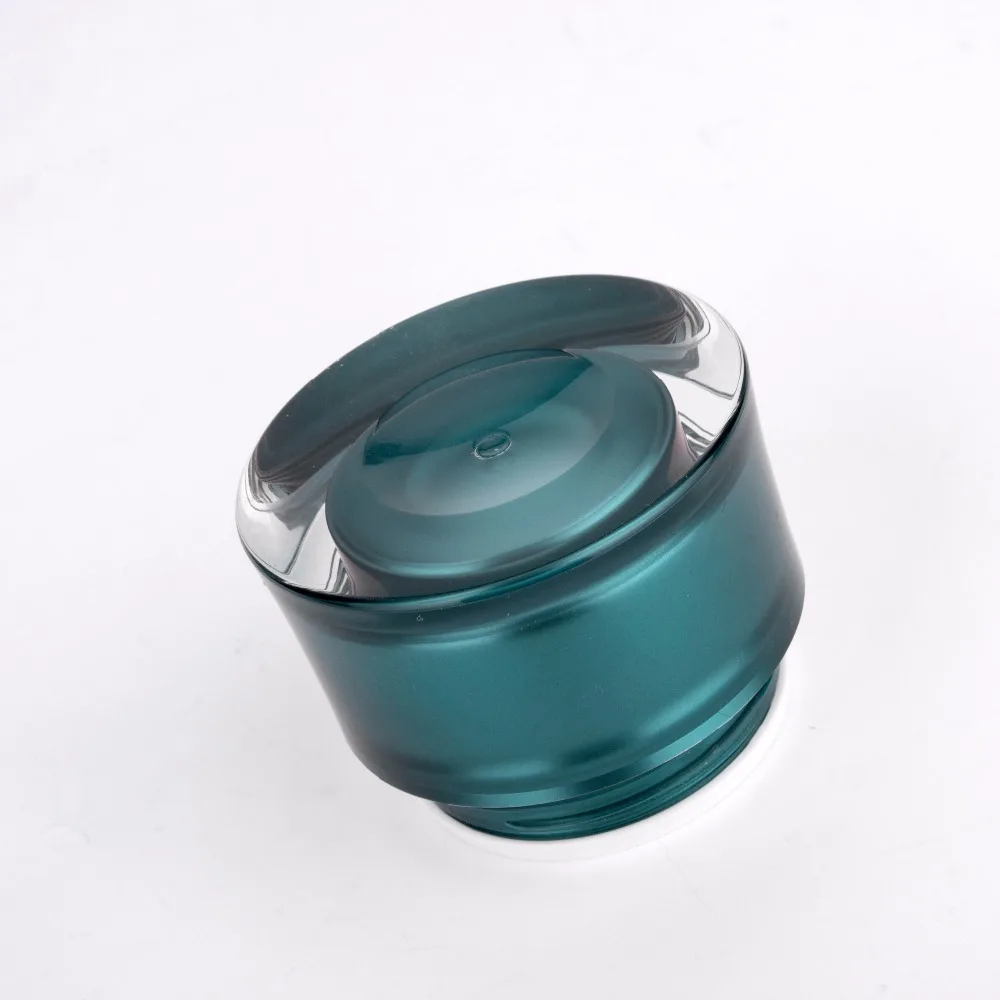 50ML Fancy Plastic Cosmetic Jars with Screw Cap
