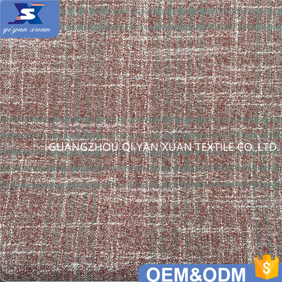 Мужской Блейзер в клетку, блейзер из ткани с яркой текстурой, полиэстер, вискоза, спандекс