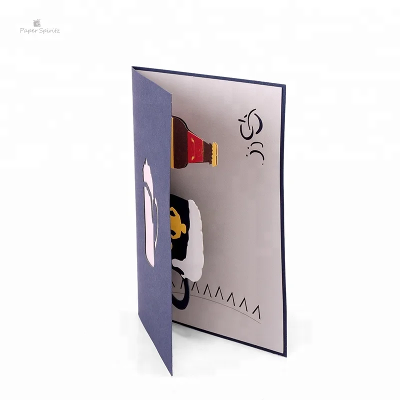 Поздравительная открытка на день отца открытка с пивом праздничная подарочная открытка