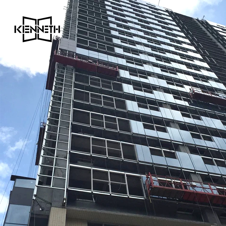 Aluminum curtain wall manufacturer for Commercial and residential Building