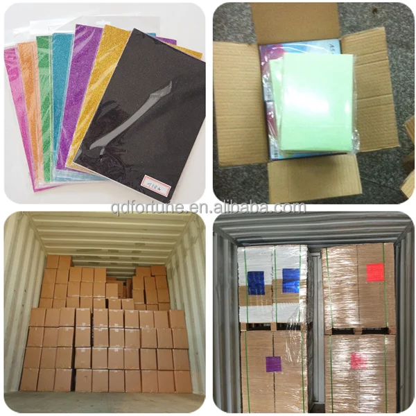 
various color glitter wrapping paper 