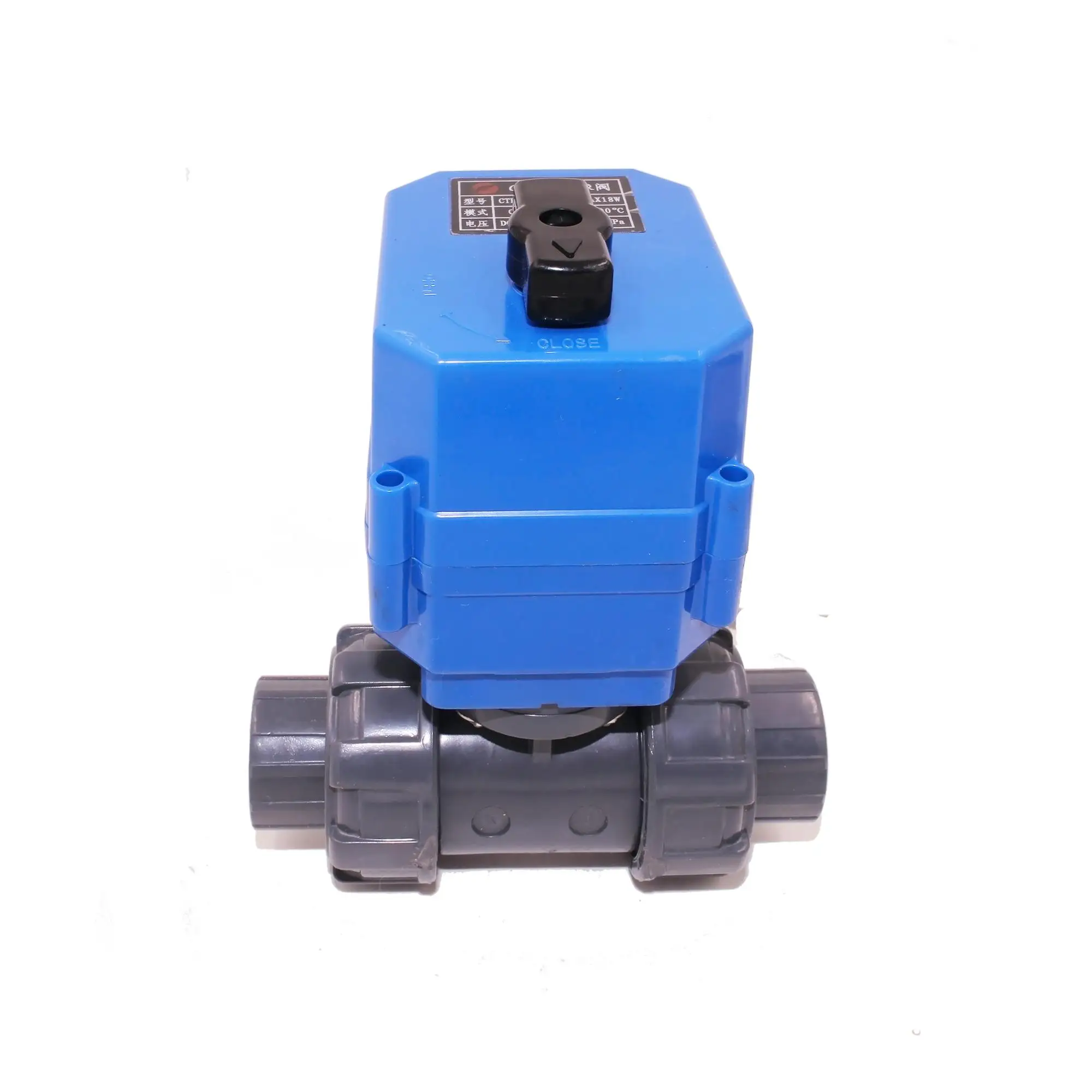 12v 24v 220v CTF-001 10nm ss304 2-way dn20 20mm electric actuated ball PVC valve