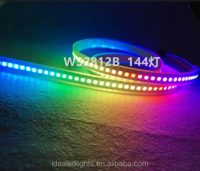 
Addressable waterproof 5V WS2812 144leds per meter LED flexible strip light 