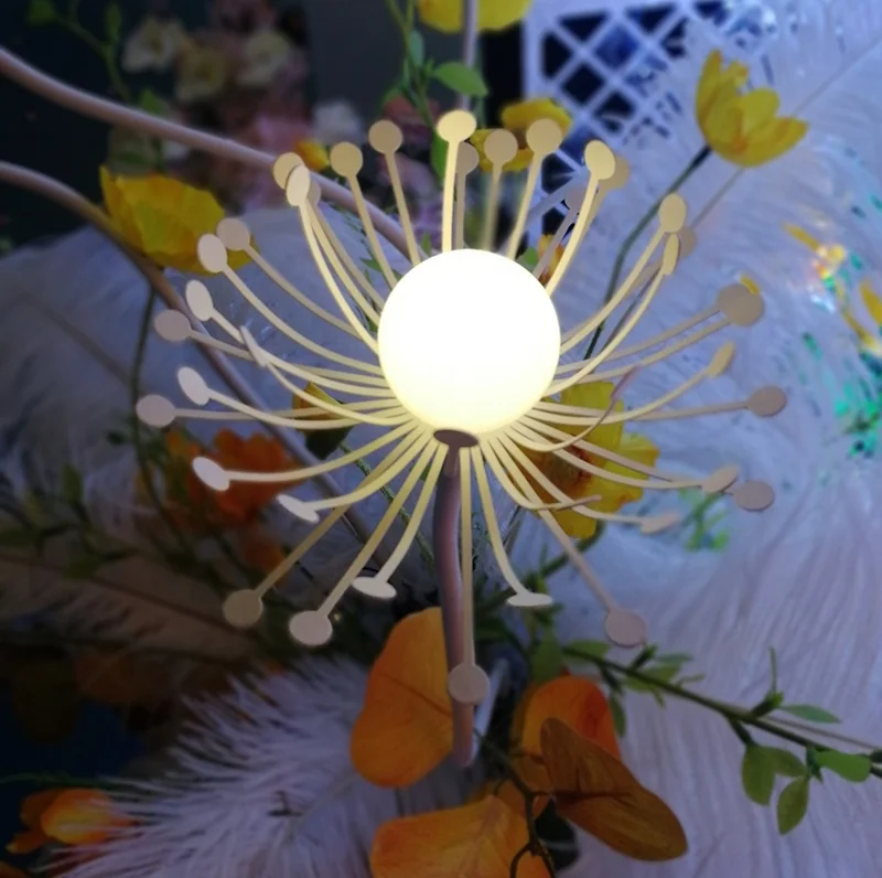 Star spring10 heads white color small daisy shape LED hanging light wedding large party event decorations supplier