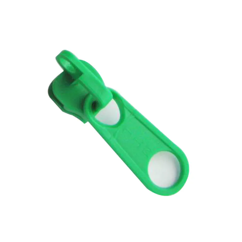 
8# Wholesale New Design Custom Embossed Zipper Pullers Slider for plastic Zipper 