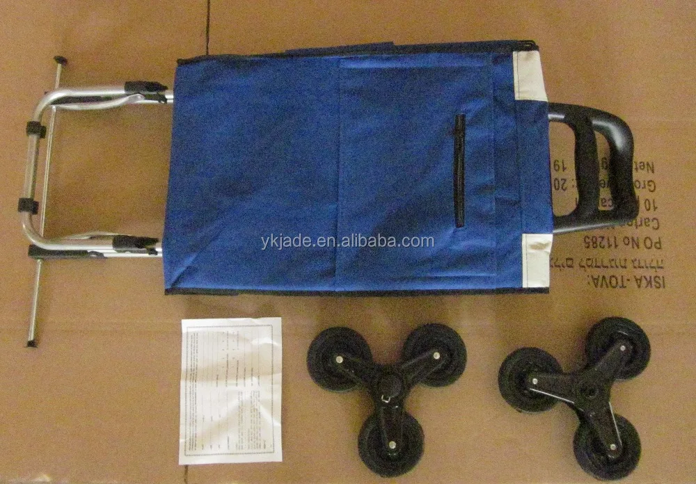 Trolley bag parts large capacity 6 wheels shopping trolley cart for climbing stairs on alibaba YK-Jade