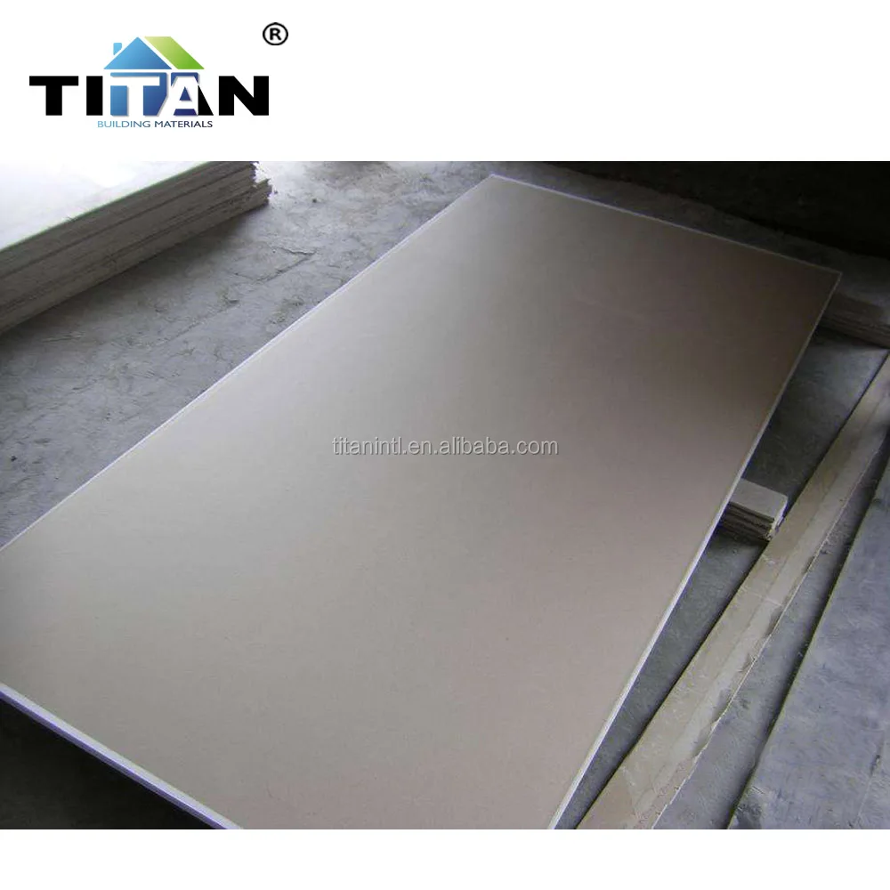 Manufacturer Plasterboard 18mm Pure Gypsum Powder;quality Wood-pulp Paper;fiber Glass;adhesive,etc Water Resistant 7~15.9 Mm