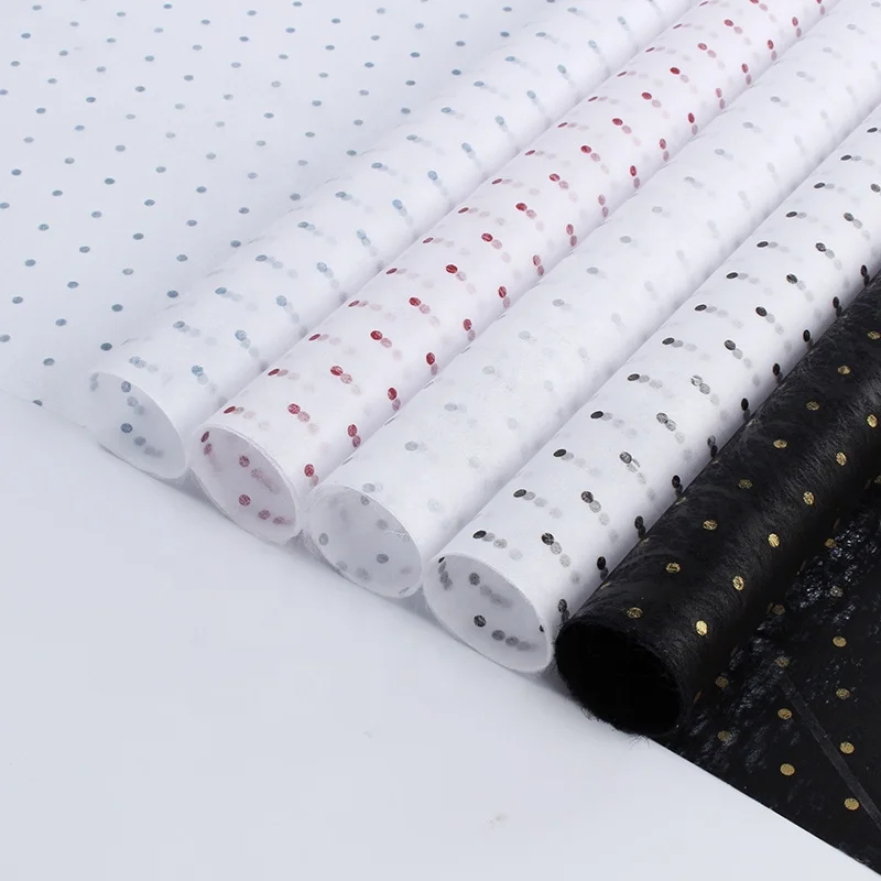 
Recycle Dot Pattern Designs Bouquet Flower Paper Waterproof Tissue Paper 