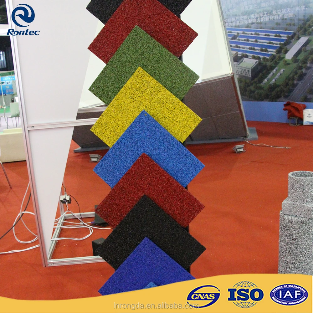 
soundproof material aluminum foam for decoration 