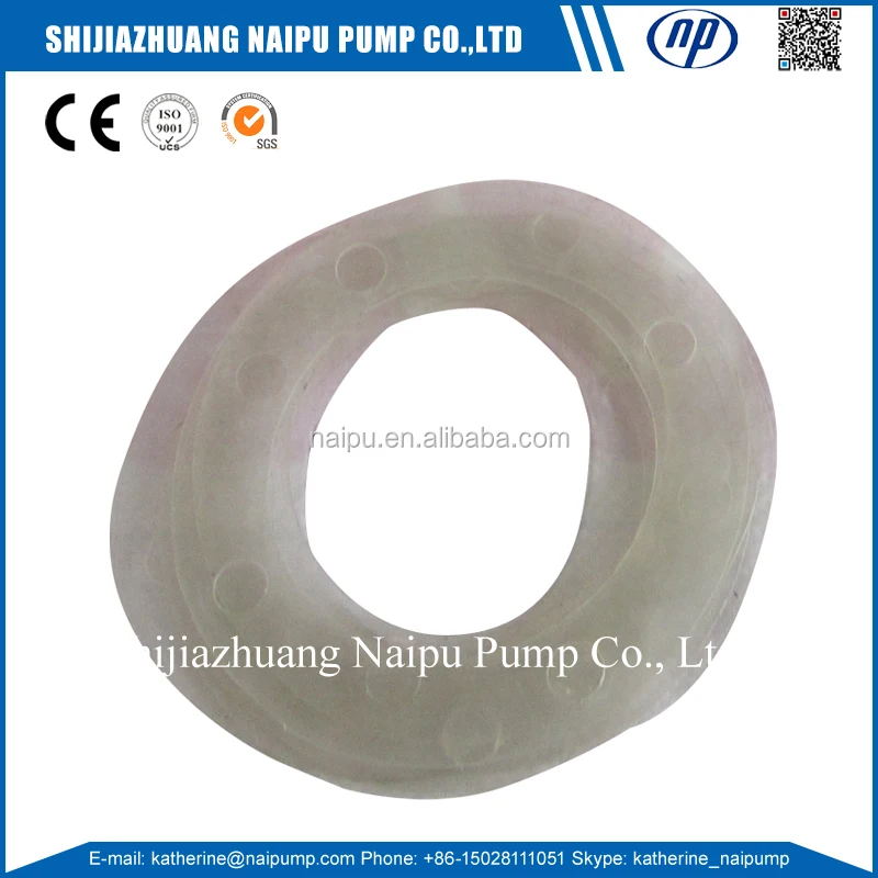 Mining Solid Slurry Pump Spare Shim End Cover Gasket in Rubber