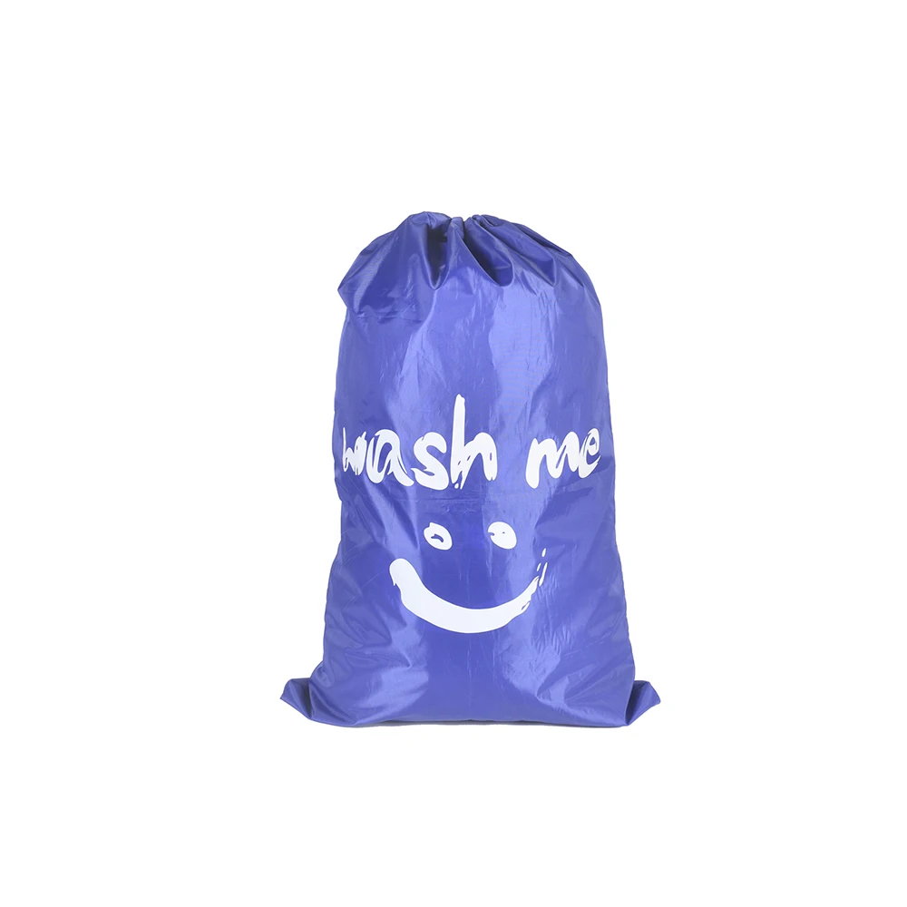 
Water soluble drawstring laundry bag for travel 