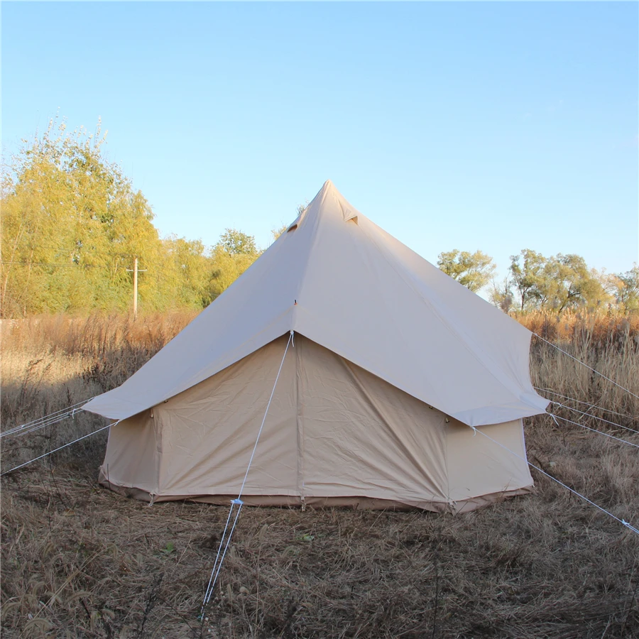 6x4 м Открытый Кемпинга Холст император колокол палатка для продажи