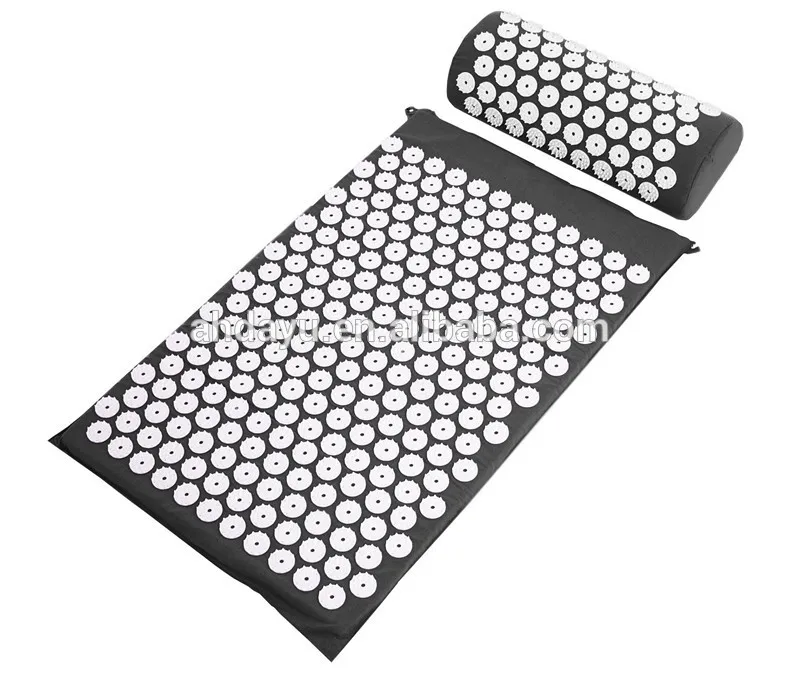 Acupressure Mat and Pillow Set for Back/Neck Pain Relief and Muscle Relaxation