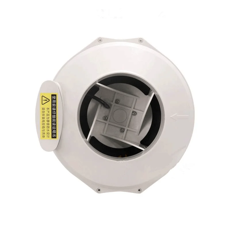 Fresh air ventilation duct fan 6 inch 150mm Circular 120V 220V centrifugal fan silence duct fan 220V