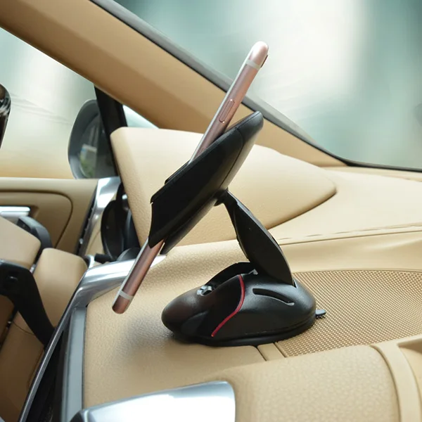 GreatYYT Mouse like rotating mobile phone mount stand cell phone holder for iphone/Samsung/gps with silicone sticky suction cup