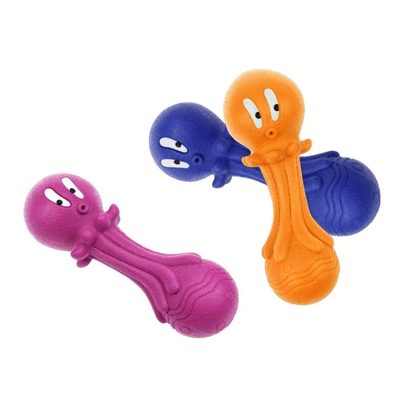 Natural Rubber Durable Grinding Teeth Pet Dog Chew Toys chew dog bone toy