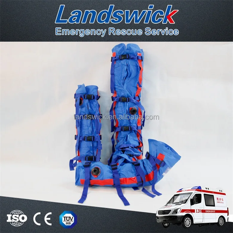 
Pneumatic splint set Vacuum type for military splinting material 