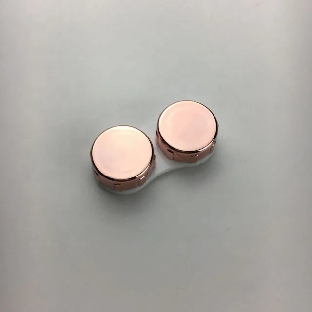 Eyekan Silver nice contact lens case could printing LOGO  CL-M002