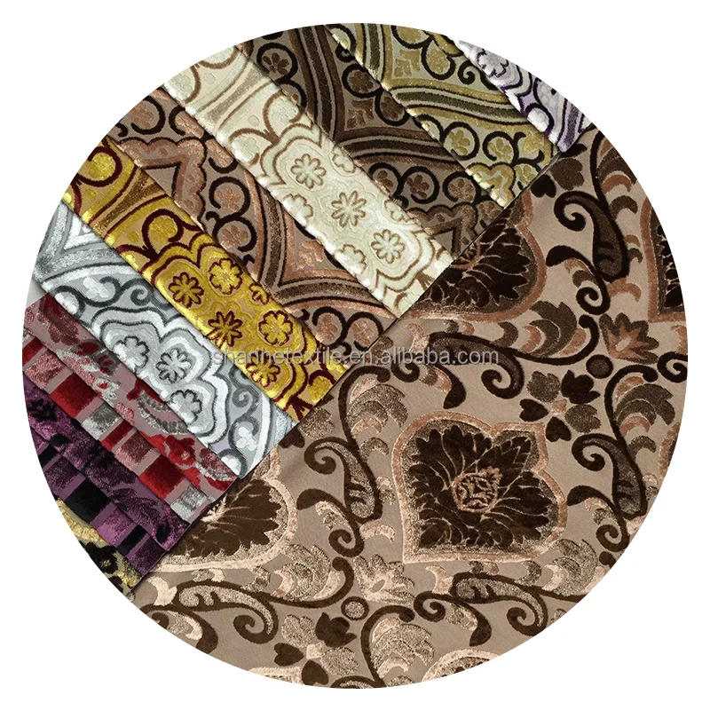 100% polyester knitted damask black white jacquard fabric