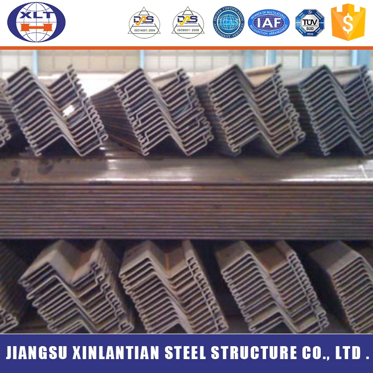 Z шап водонепроницаемый гавани стали шпунтовых свай лист бар для гавани/стене причала/структурных труб/мола