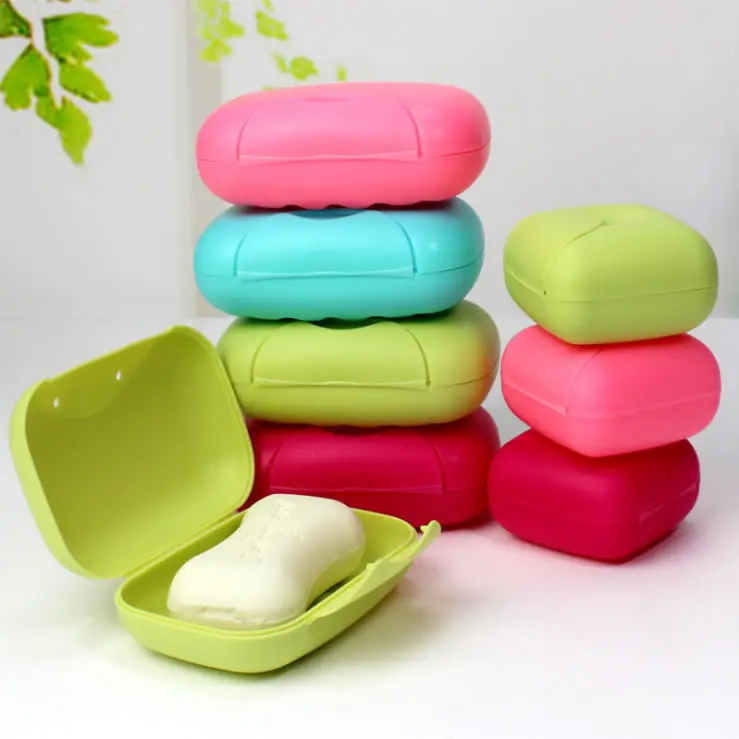 Hot Sale High Quality Colorful Plastic Soap Box Quality Travel Soap Dish from Factory for Bath & Toilet Supplies