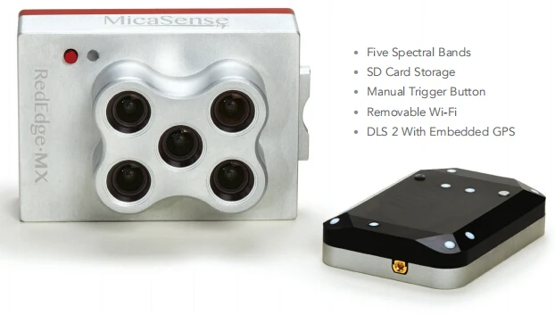 MicaSense RedEdge-MX Professional thermal multispectral camera with hi-resolution sensor for M200 or 210