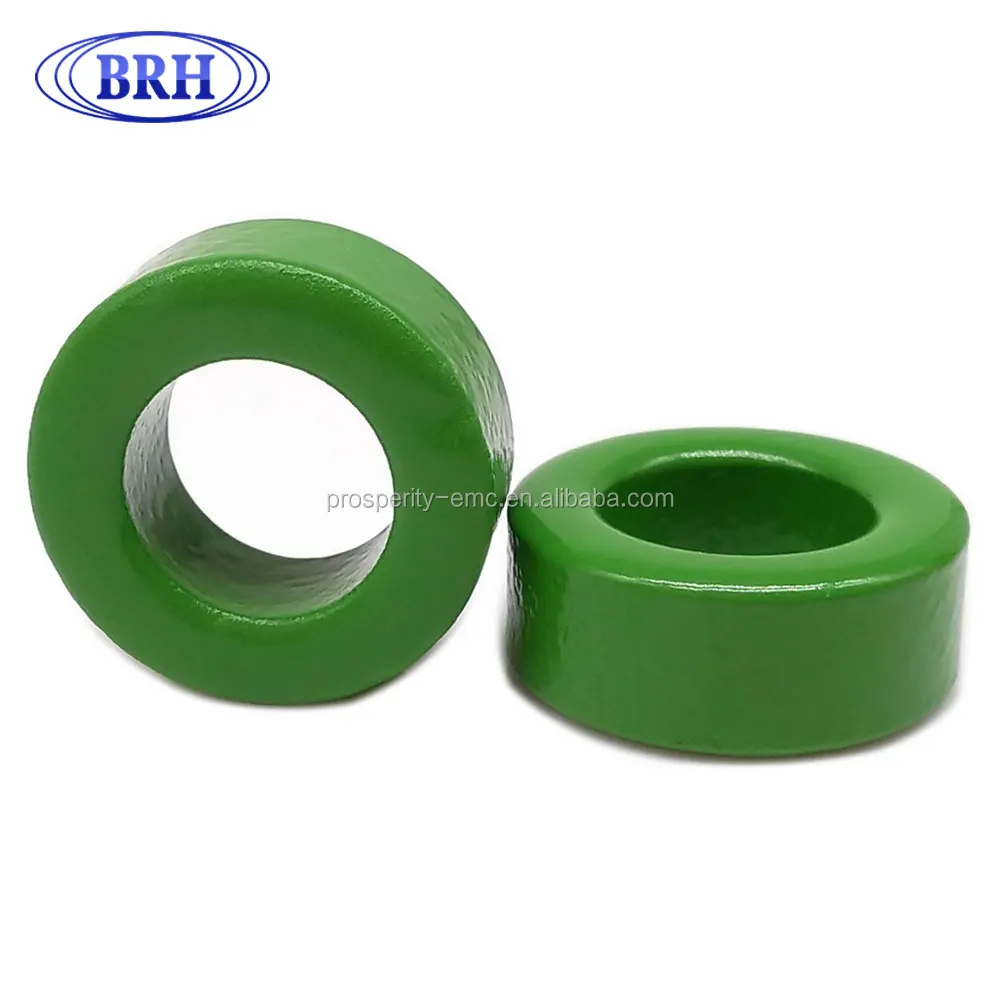 Высокочастотный зеленый ферритовый тороидальный сердечник mnzn для Катушечной индукции