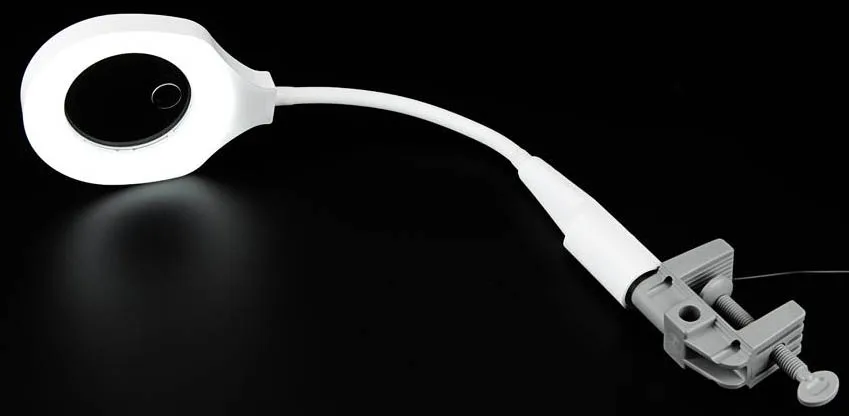 Tablet Screen desktop magnifier with led light