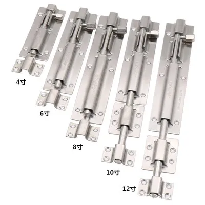 Stainless Steel Different Size Barrel Tower Bolt Door Latch Catch Bolt