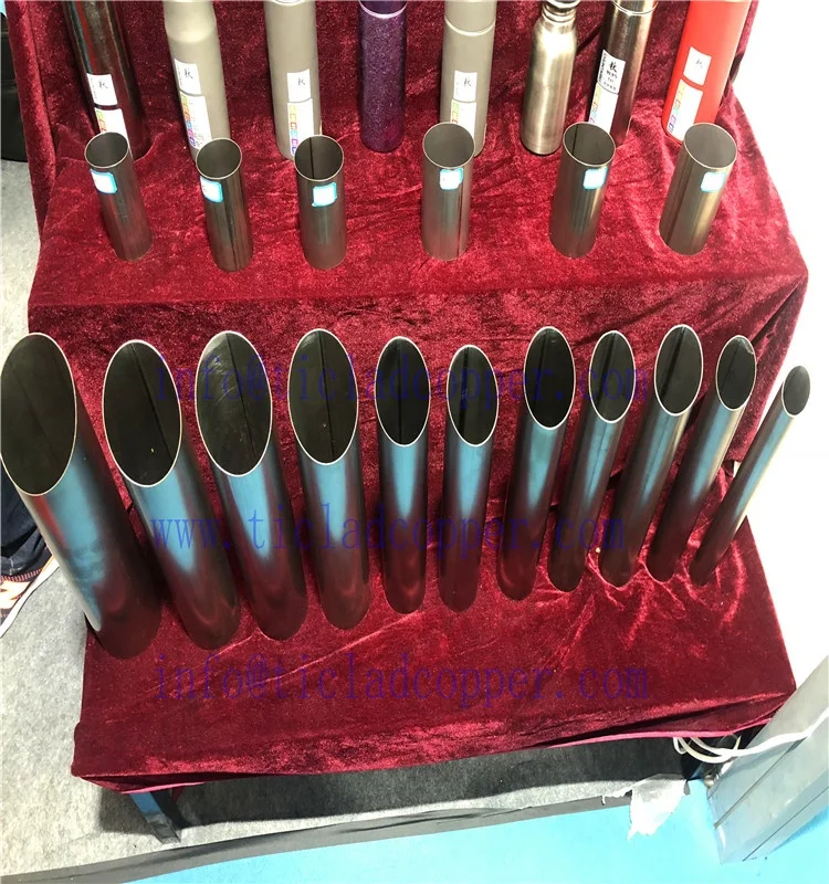 ASTM B338 Gr2/Gr5  Titanium Tube / titanium pipe for medical use