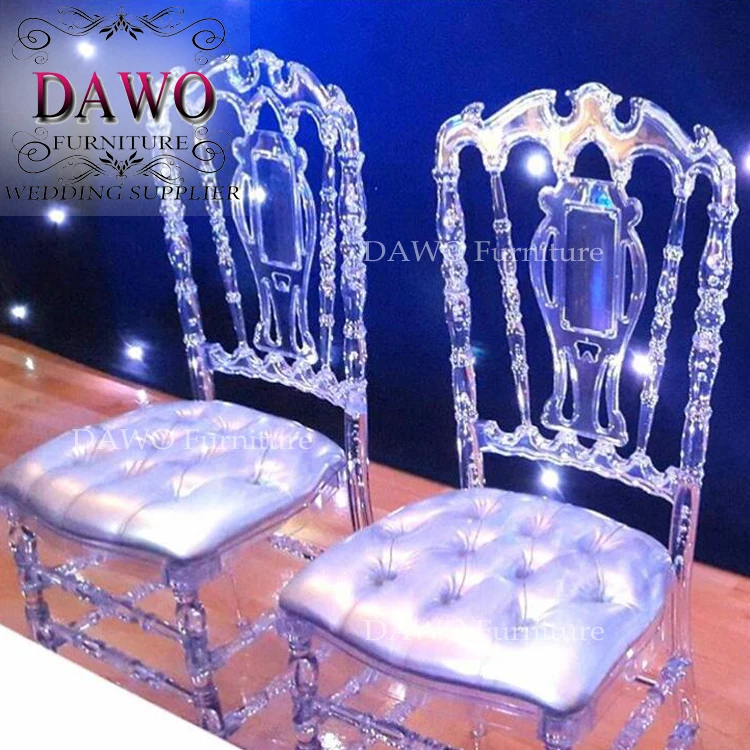 Романтические акриловые стулья для банкетов и торжеств